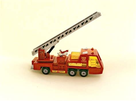 Vintage Toy Firetruck Matchbox Fire Truck Fire Tender Super