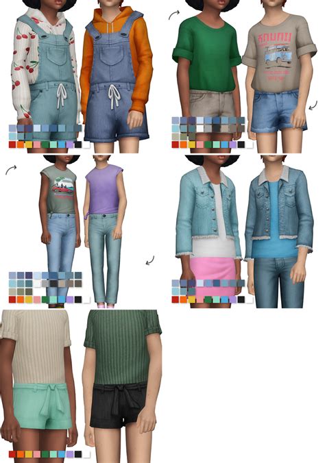 Sims 4 Toddler Clothes, Sims 4 Cc Kids Clothing, Sims 4 Mods Clothes, Toddler Outfits, Kids ...