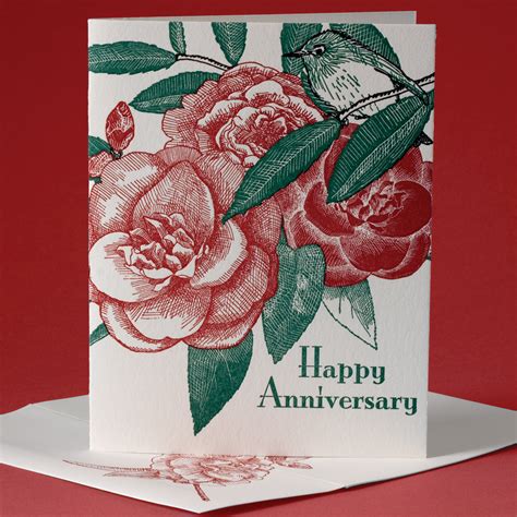 Wedding & Celebrations :: Greeting Cards :: Birthday Cards :: Camellia Birthday and Anniversary Card