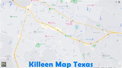 Killeen, Texas Map