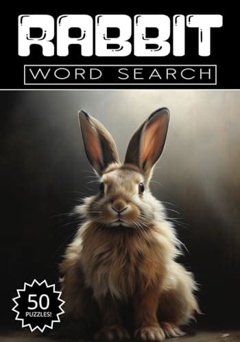 Rabbit Word Search: 50 Animal Puzzles, Word Find, Vocabulary Activity ...