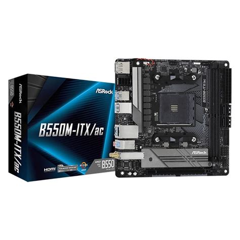 ASRock B550M-ITX/ac AM4 Mini-ITX Motherboard - B550M-ITX/ac | Mwave