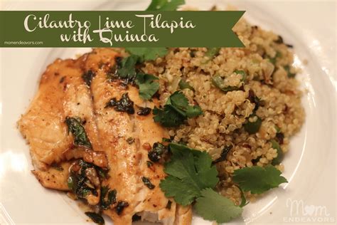 Cilantro Lime Tilapia with Quinoa Recipe