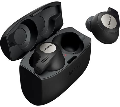 63321 - JABRA Elite Active 65t Wireless Bluetooth Sports Earbuds - Titanium Black - Currys Business