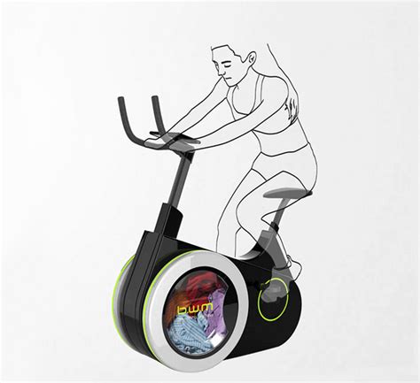 Exercise Bike Doubles As Washing Machine To Make You Fit While Cleaning Your Clothes | Bored Panda