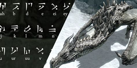 Skyrim Dragon Alphabet Helps Translate Thu'ums to English