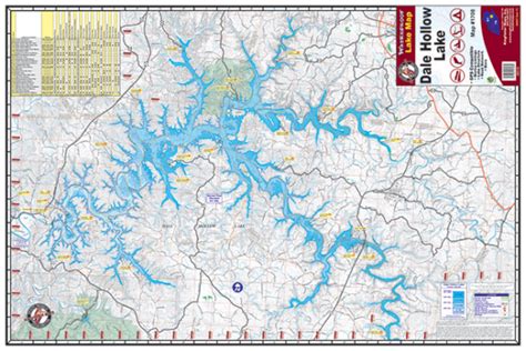 Dale Hollow Lake #1708 – Kingfisher Maps, Inc.