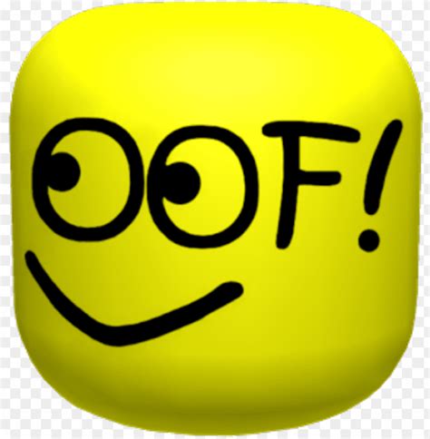 Oof Sticker - Roblox Oof PNG Transparent With Clear Background ID ...