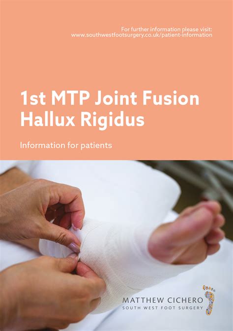 1st MTP Fusion — South West Foot Surgery