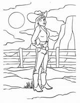 Cowgirl Coloring Page For Kids 12697795 Vector Art At Vecteezy sketch template
