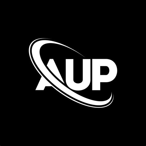 logotipo de aup. una carta arriba. diseño del logotipo de la letra aup. logotipo de iniciales ...