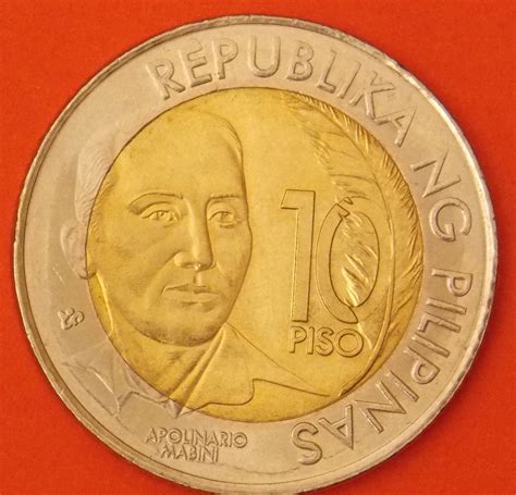 10 Piso 2014 - Apolinario Mabini, Republică - Commemorative 1995-2019 ...