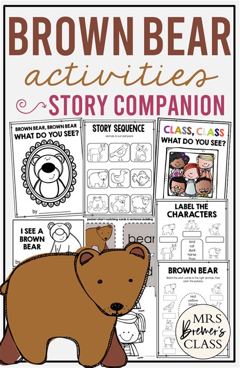 Brown Bear Book Activities | Class Book, Sight Word Reader, Literacy ...