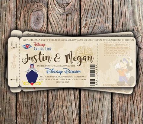 Disney inspired wedding invitations – Artofit