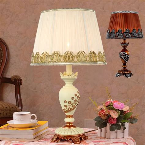 High end European style table lamp living room desk lamp bedroom elegant atmosphere delicate ...