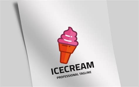 Ice Cream Logo Template #114177 - TemplateMonster