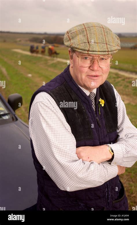 RACEHORSE TRAINER TOBY BALDING AT HIS KIMPTON DOWN STABLES UK Stock Photo - Alamy