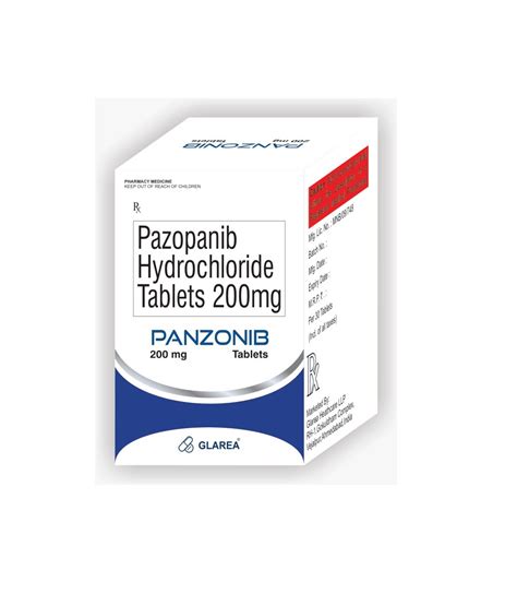 Buy Pazopanib Hydrochloride 200 Mg At Affordable Price | Glarea Healthcare