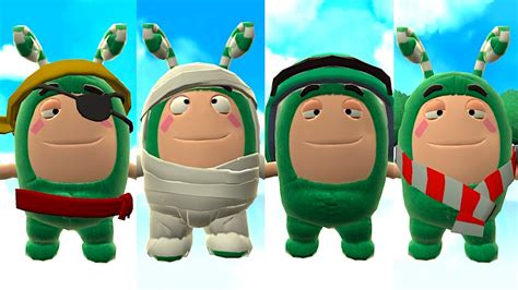 Oddbods Turbo Run - Oddbod Zee on Different Costume Run - YouTube