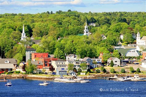 "Bucksport, Maine Waterfront" by Barbie West on Flickr ~ Bucksport ...