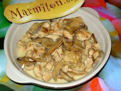 Escalope de poulet aux champignons et au riesling : Recette de Escalope ...