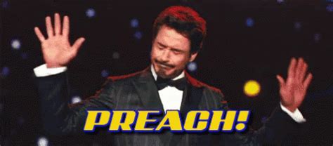 Preach GIF - Rdj Robertdowneyjr Amen - Discover & Share GIFs