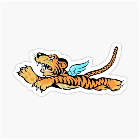 "Flying Tigers WWII Logo" Sticker for Sale by ruiazevedo | Redbubble