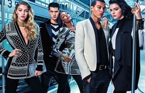 H&M reveals its print campaign for Balmain x H&M collection