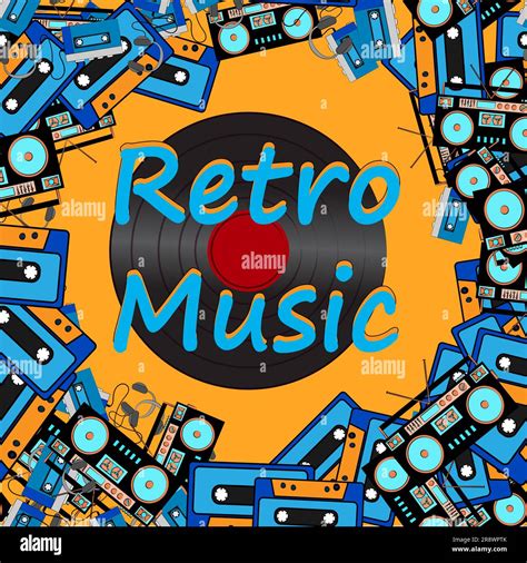 80's music records Stock Vector Images - Alamy