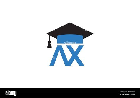 Academic education symbol and Student hat logo. Education cap monogram and Graduation cap symbol ...