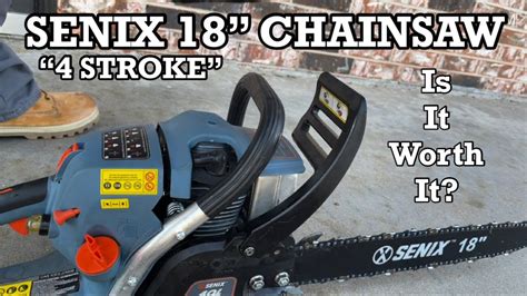 SENIX 18” Chainsaw Review, (DIY Tree Removal) - YouTube