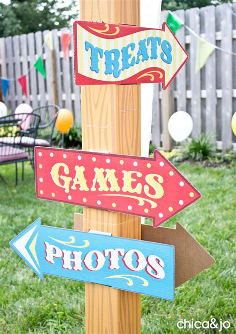 Carnival Birthday Party Ideas | Chica and Jo