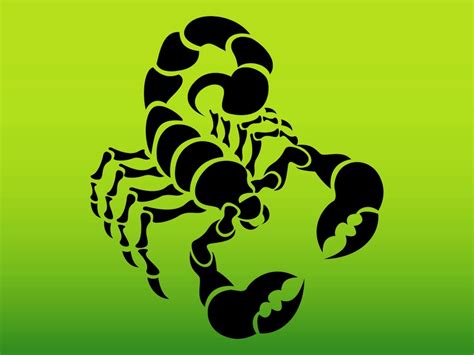 Scorpion Silhouette Vector Vector Art & Graphics | freevector.com