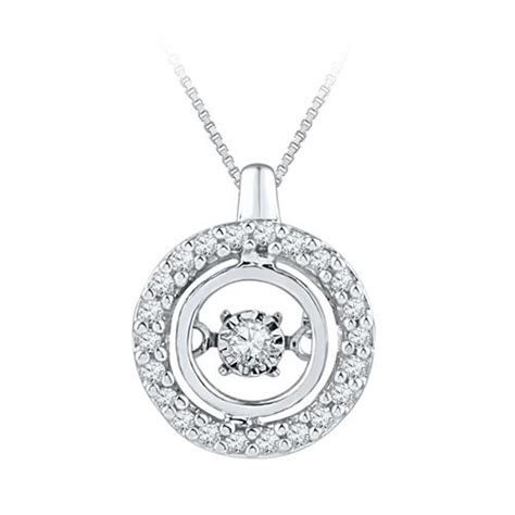 Fred Meyer Jewelers | 1/6 ct. tw. Diamond Circle Lovebeat Pendant $299. ...