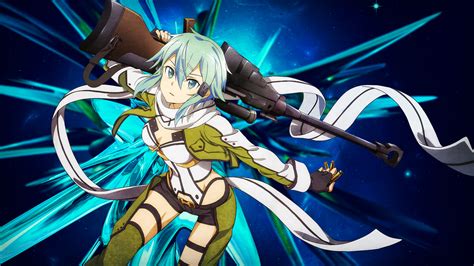 AnimePaper #6 | Sinon - Sword Art Online II by TheArteek on DeviantArt