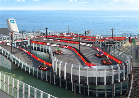 Norwegian Cruise Line and Ferrari Create the World's First Racetrack at ...