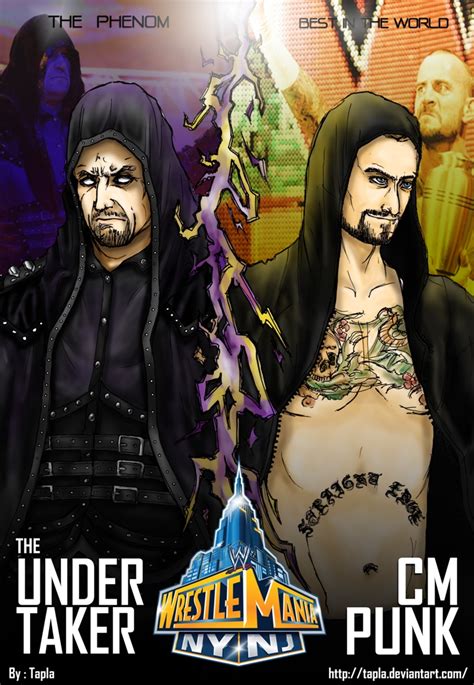 Wrestlemania 29 : The Undertaker vs CM Punk by Tapla on DeviantArt