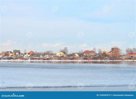 View of Neva River at Winter Day. Stock Photo - Image of country, outdoor: 103442972