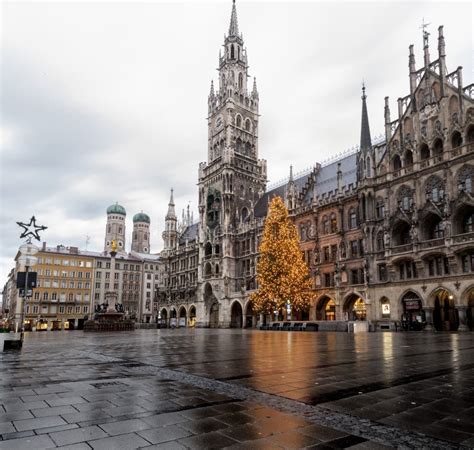 Marienplatz, One of the Most Vibrant Squares in Munich, the Capital of ...