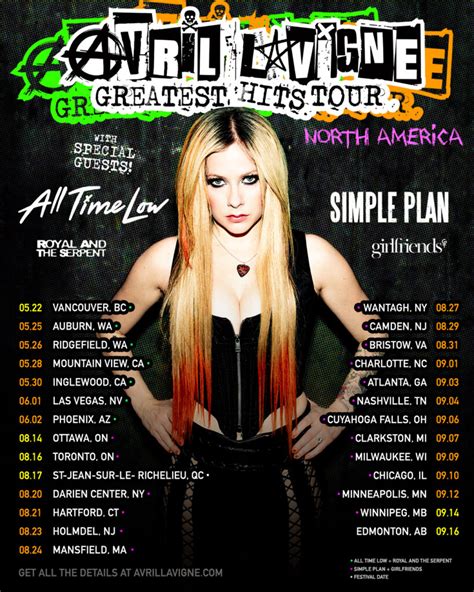 Avril Lavigne Announces 2024 Greatest Hits Tour