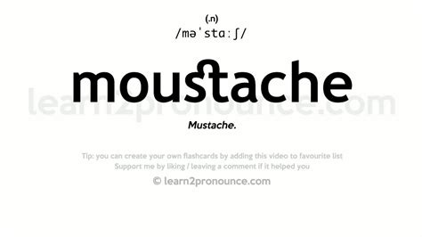 Moustache Meaning