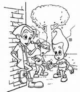 Coloring Page  Jimmy neutron coloring Pages 5 sketch template