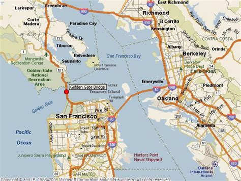 HistoricBridges.org - Golden Gate Bridge Map