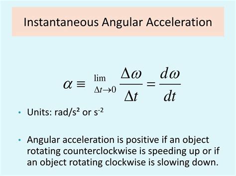 PPT - Angular Position, Velocity and Acceleration PowerPoint Presentation - ID:6573987