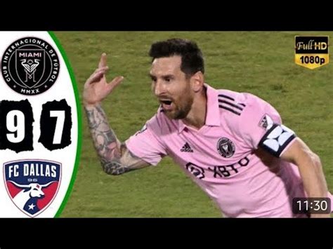 Highlights : inter Miami VS Fc Dallas /Crazy match full HD Lionel Messi ...