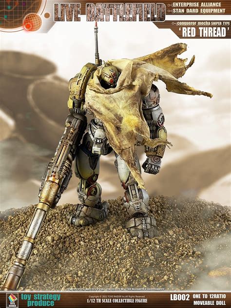 Live Battlefield: Red Thread Mecha (Sniper Type, 1:12 Scale) | 1:12 Scale Figures & Accessories ...