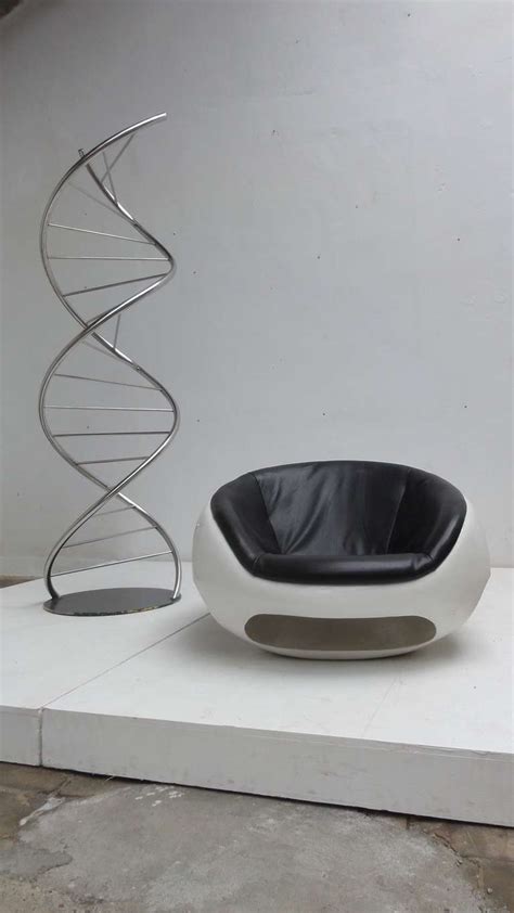 Stainless Steel DNA Structured Sculpture at 1stDibs | dna sculpture, metal decorative objects ...