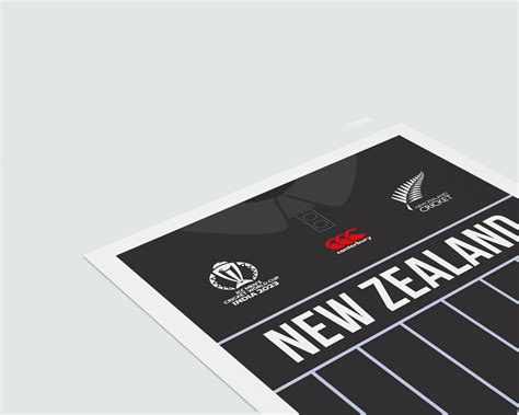 Blackcaps poster | Cricket World Cup 2023 – Inkwell Poster Company