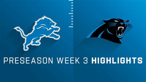 Detroit Lions vs. Carolina Panthers highlights | Preseason Week 3