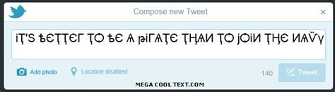 Text font generator for twitter - cool text generator